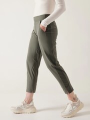 Athleta Green Brooklyn Mid Rise Featherweight Ankle Trousers - Image 3 of 7