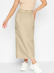 PixieGirl Petite Sand Parachute Maxi Skirt - Image 2 of 5