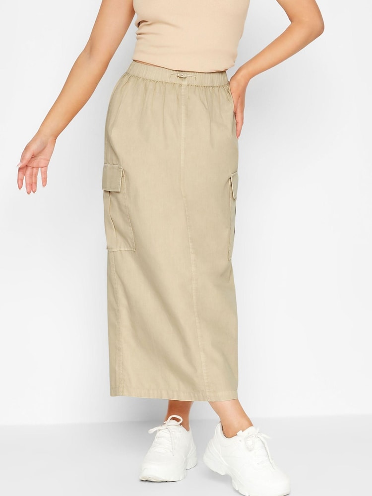 PixieGirl Petite Sand Parachute Maxi Skirt - Image 2 of 5