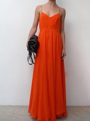 Religion Orange Infamous Olsen Full Layer Maxi Dress - Image 2 of 4