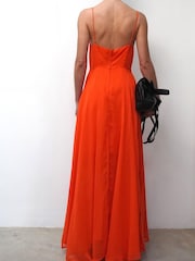 Religion Orange Infamous Olsen Full Layer Maxi Dress - Image 4 of 4