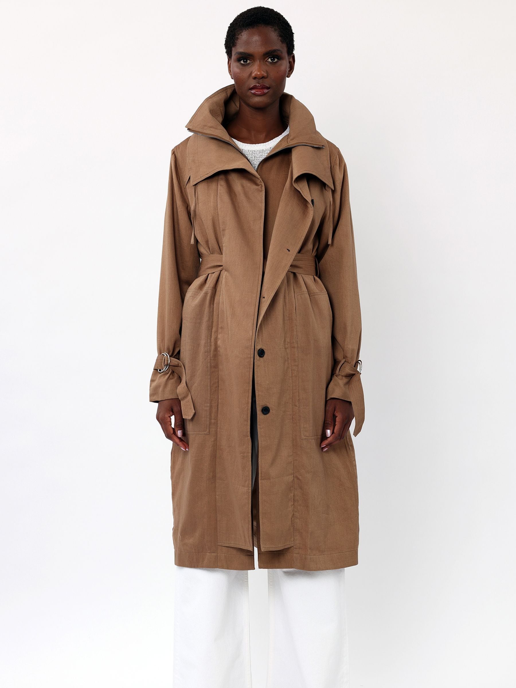 Buy Religion Neutral Layered Waterfall Lightweight Jacket With Funnel Neck from Next Belgium