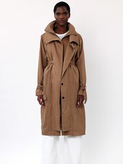Religion Neutral Layered Waterfall Lightweight Jacket With Funnel Neck - Image 1 of 5