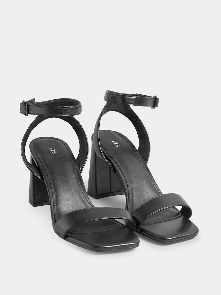 Schwarz - Long Tall Sally Sandalen mit hohem Blockabsatz - Bild 2 von 5 Schwarz - Long Tall Sally Sandalen mit hohem Blockabsatz - Bild 2 von 5