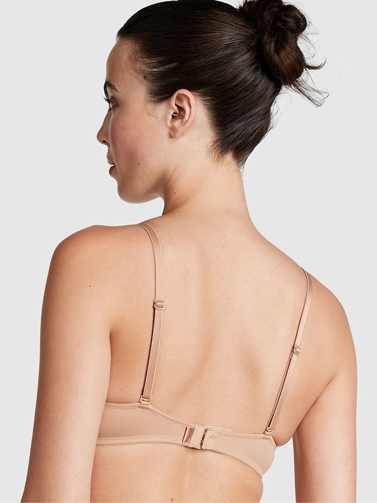 Victoria's Secret PINK Nude Praline Wear Everywhere Super Push-Up Bra - Image 2 of 4