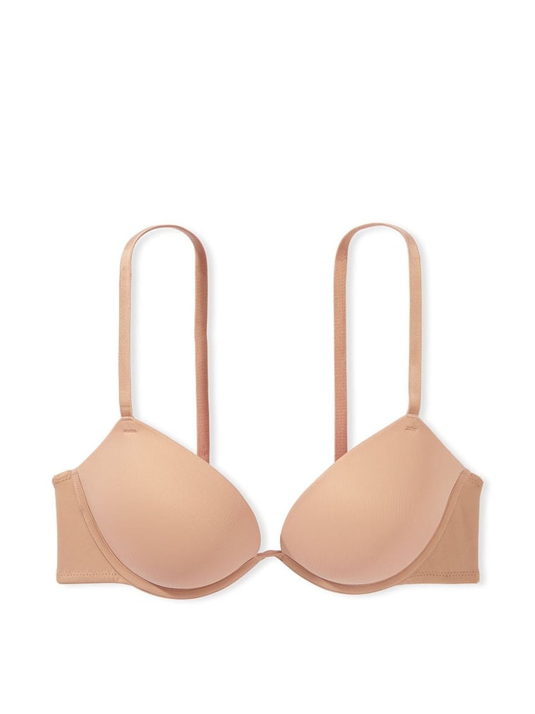 Victoria's Secret Pink Wear Everywhere Multi-way Push-up Bra Lilac Marble Logo