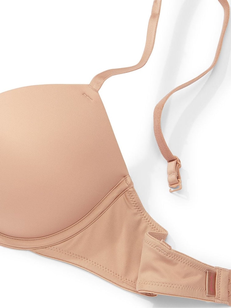 Victoria's Secret PINK Nude Praline Wear Everywhere Super Push-Up Bra - Image 4 of 4
