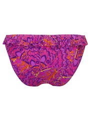 Pour Moi Purple High Leg Bermuda Bikini Brief - Image 5 of 5