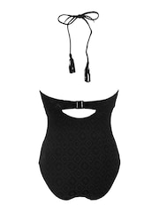 Pour Moi Black Summer Breeze High Neck Swimsuit - Image 5 of 5