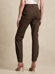 Banana Republic Brown Slim Refined Stretch Cargo Trousers - Image 2 of 4