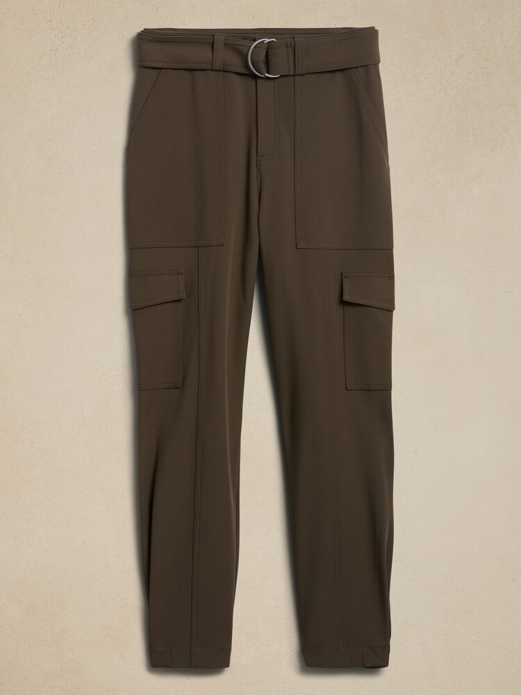 Banana Republic Brown Slim Refined Stretch Cargo Trousers - Image 4 of 4