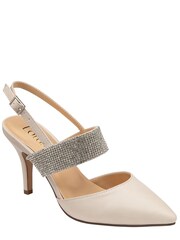 Lotus Footwear Nude Slingback Court Shoes - Image 1 of 4