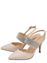 Lotus Footwear Nude Slingback Court Shoes - Image 2 of 4