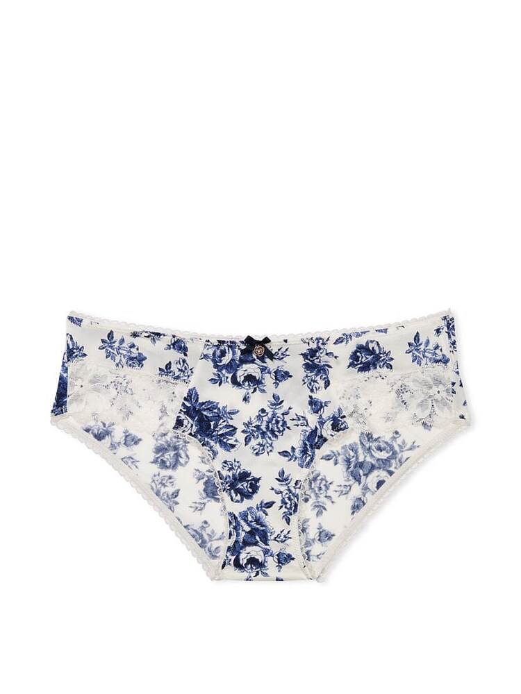 Victoria's Secret Coconut White Floral Lace Hipster Knickers - Image 3 of 3