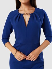 Closet Blue 3/4 Sleeve Dress - Image 4 of 5