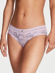 Victoria's Secret Lucky Lilac Purple Lace Hipster Knickers - Image 1 of 1