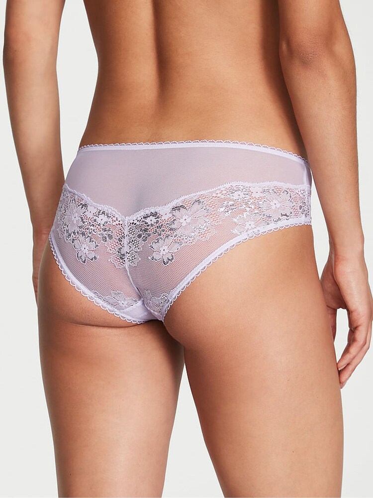 Victoria's Secret Lucky Lilac Purple Lace Hipster Knickers - Image 2 of 3