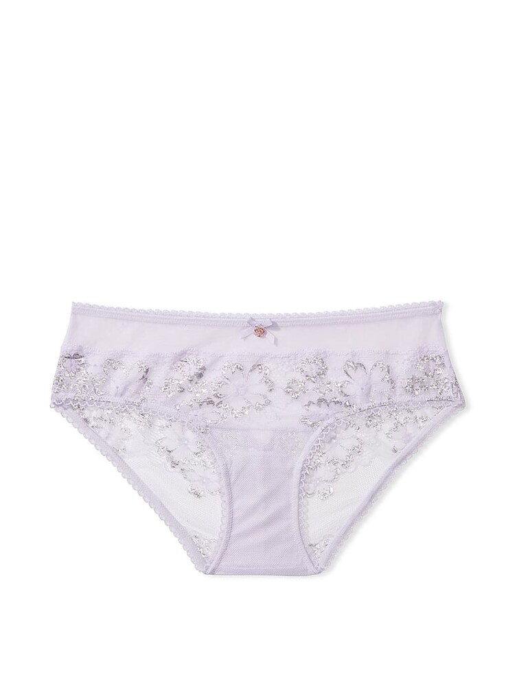 Victoria's Secret Lucky Lilac Purple Lace Hipster Knickers - Image 3 of 3
