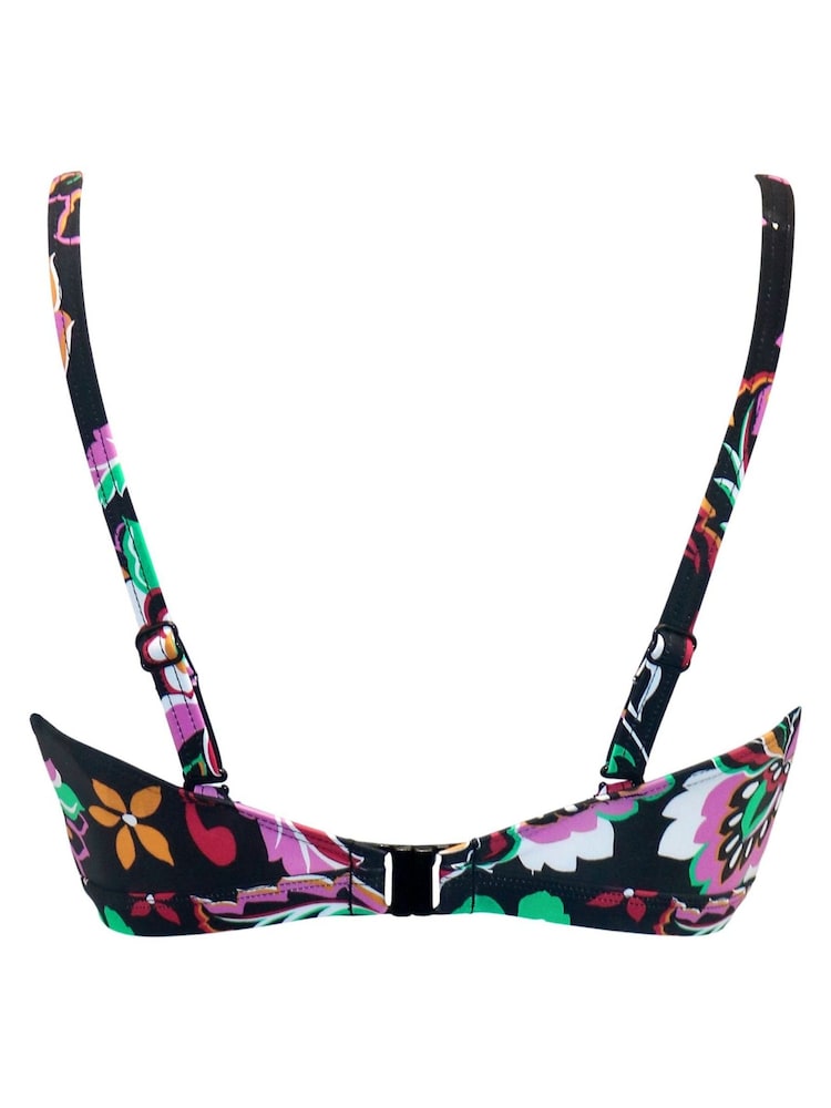Pour Moi Black Padded Sunshine Bikini Top - Image 5 of 5