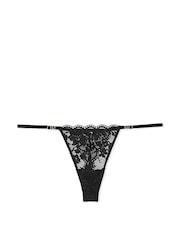 Victoria's Secret Black Lace Thong Knickers - Image 3 of 3
