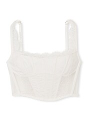 Victoria's Secret Coconut White Lace Corset Corset Top - Image 4 of 4