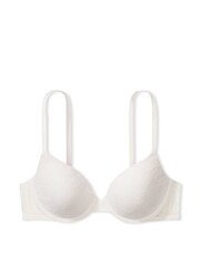 Victoria's Secret PINK White Floral Lace Lightly Lined Bra - Image 1 of 1