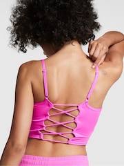 Victoria's Secret PINK Pink Berry Lightly Lined Sports Bra - Image 2 of 3