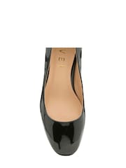 Ravel Black Patent Block Heel Shoes - Image 4 of 4