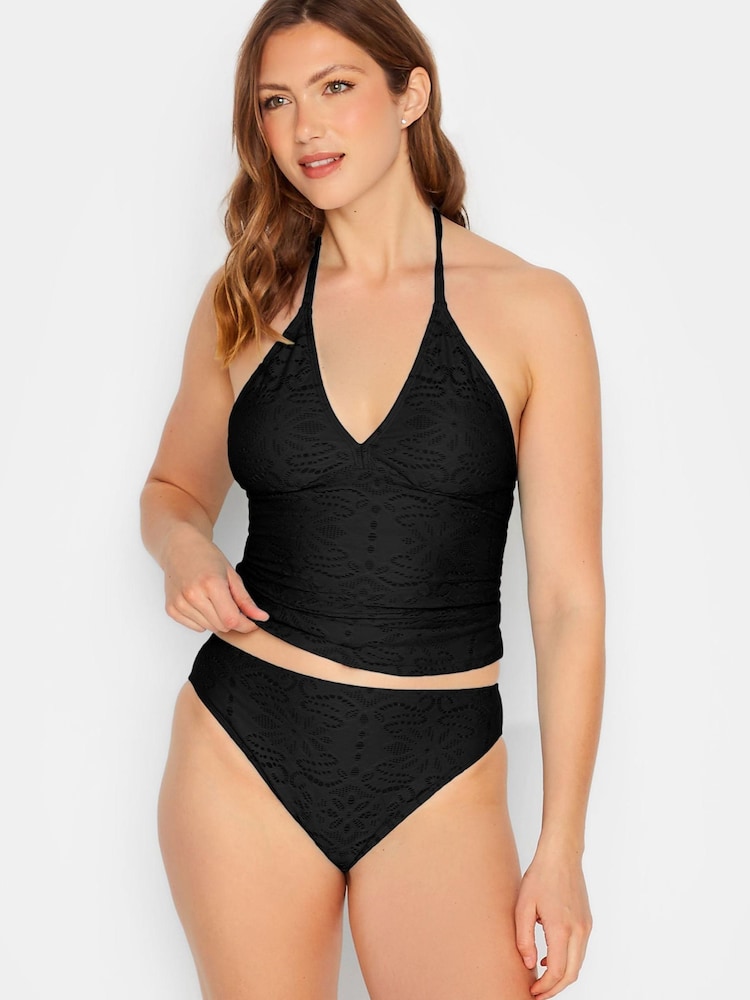 Long Tall Sally Black Crochet Tankini - Image 3 of 3