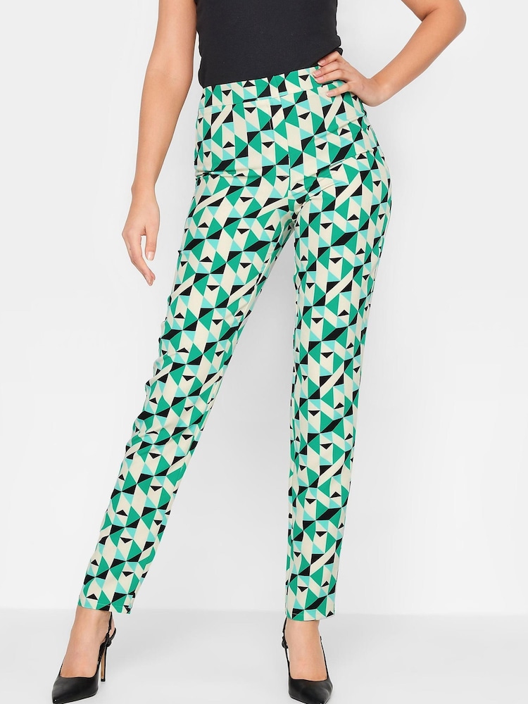 Long Tall Sally Green Slim Leg Trouser - Image 1 of 4