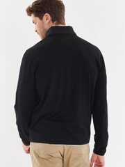 Threadbare Black Luxe Quilted Hybrid Jacket - Image 2 of 6