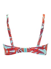 Pour Moi Blue/ Red Free Spirit Strapless Underwired Top - Image 5 of 5