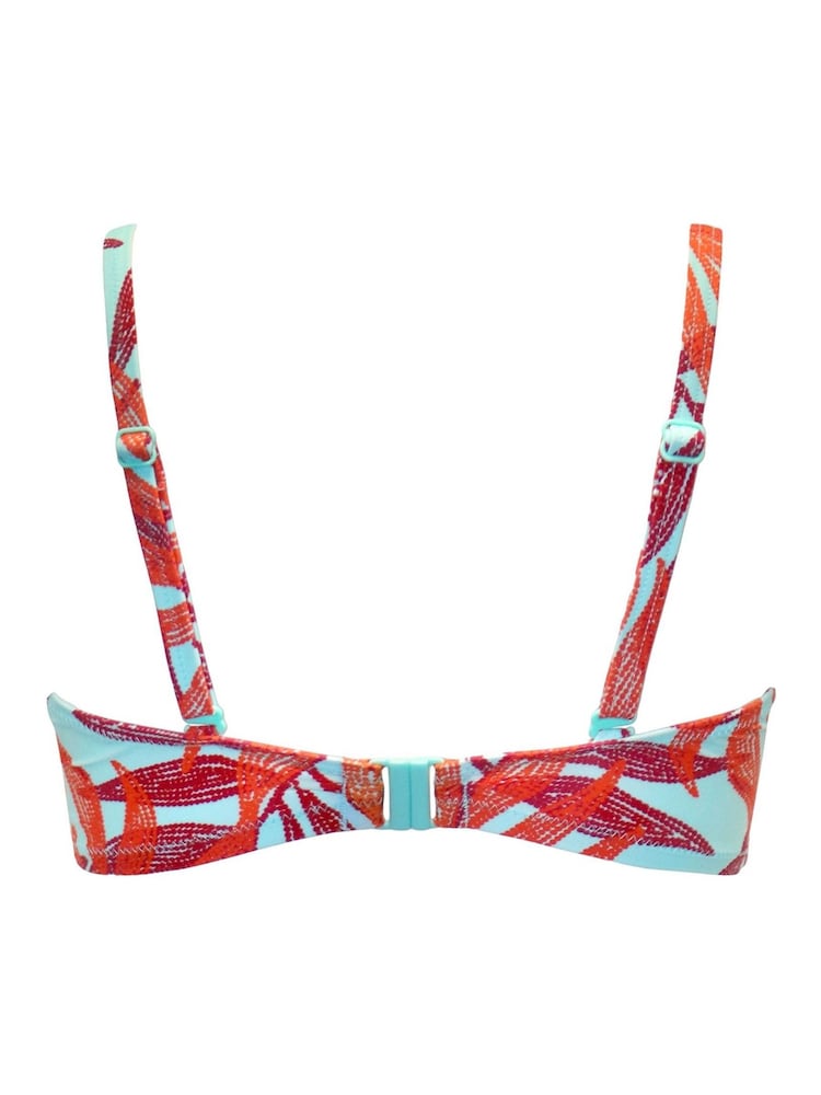 Pour Moi Blue/ Red Free Spirit Strapless Underwired Top - Image 5 of 5