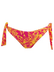 Pour Moi Pink Freedom High Leg Tie Side Brief - Image 4 of 5