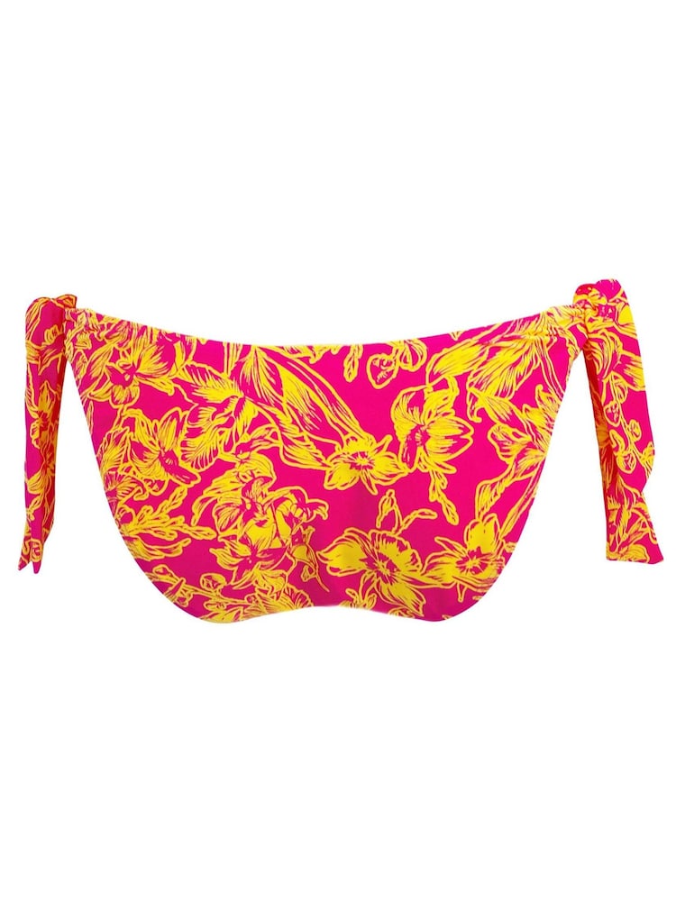 Pour Moi Pink Freedom High Leg Tie Side Brief - Image 5 of 5