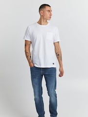 Blend Blue Regular Denim Jeans In Twister Fit With Vintage Finish - Image 3 of 5