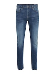 Blend Blue Regular Denim Jeans In Twister Fit With Vintage Finish - Image 5 of 5