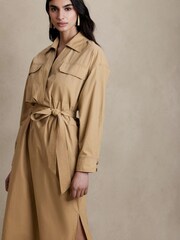 Banana Republic Beige Ani Popover Shirt Dress - Image 3 of 4