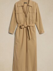 Banana Republic Beige Ani Popover Shirt Dress - Image 4 of 4