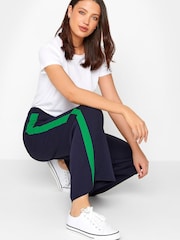 Long Tall Sally Blue Stripe Wide Leg Trousers - Image 2 of 4