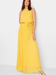 Long Tall Sally Yellow Halterneck Maxi Dress - Image 2 of 4