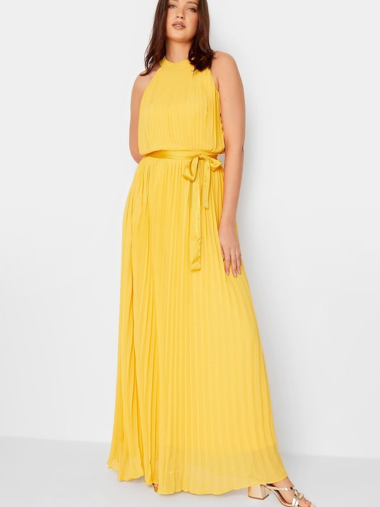 Long Tall Sally Yellow Halterneck Maxi Dress - Image 2 of 4 Long Tall Sally Yellow Halterneck Maxi Dress - Image 2 of 4
