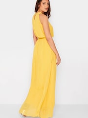 Long Tall Sally Yellow Halterneck Maxi Dress - Image 3 of 4