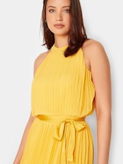 Long Tall Sally Yellow Halterneck Maxi Dress - Image 4 of 4