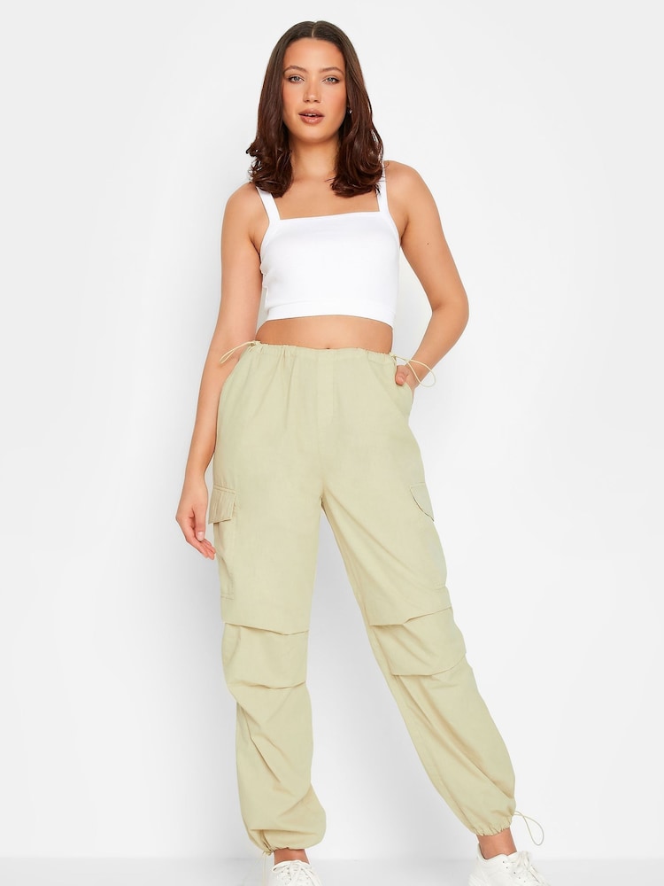 Long Tall Sally Camel Parachute Cargo Trouser - Image 2 of 5