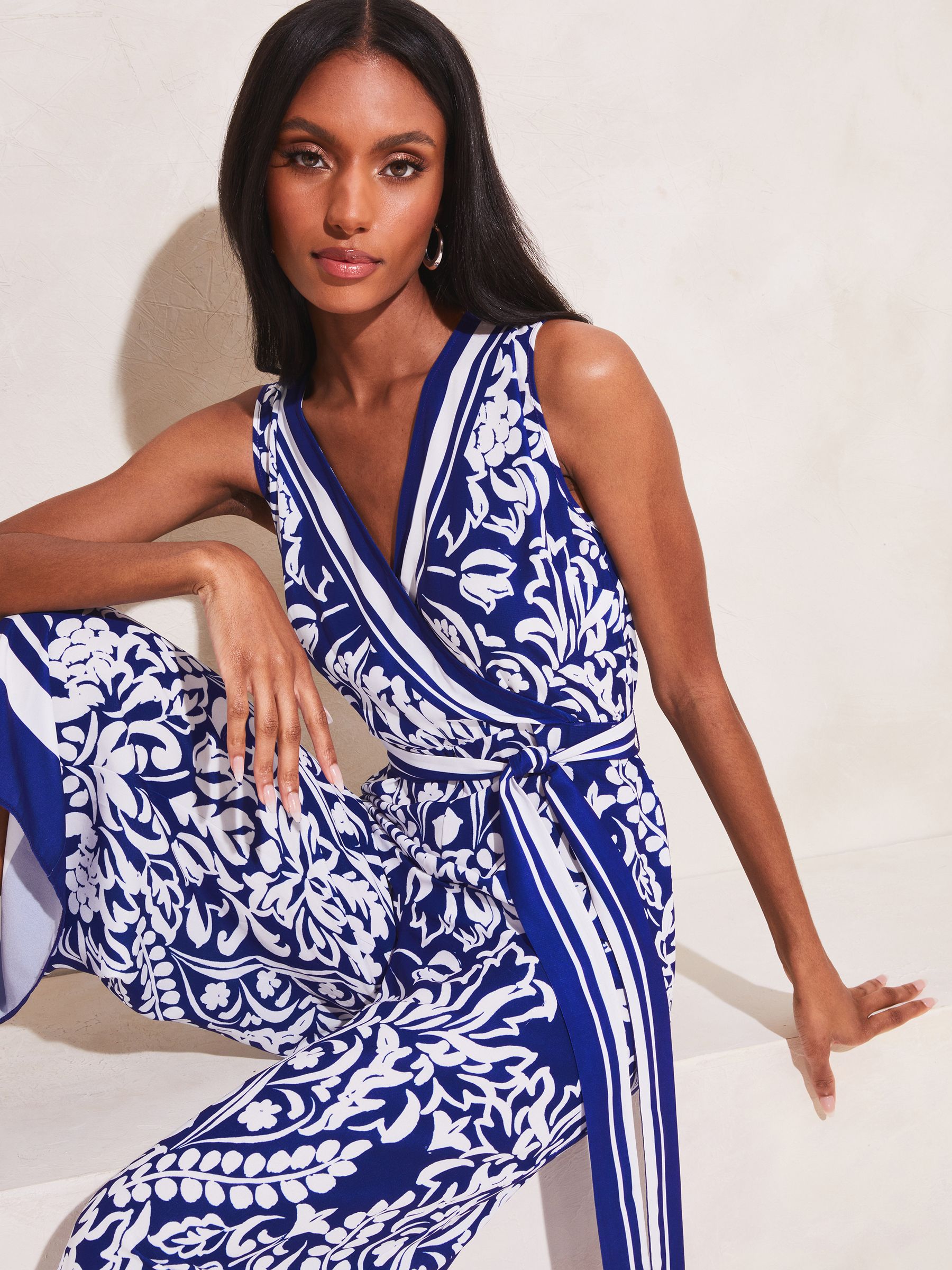 Lipsy wrap jumpsuit deals