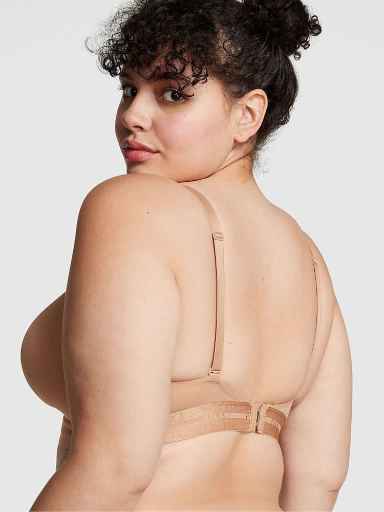 Victoria's Secret PINK Nude Praline Non Wired Lightly Lined Bra - Image 2 of 3