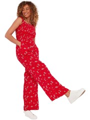 Joe Browns Red Patsy Ditsy Jumpsuit - Image 1 of 5