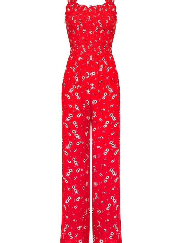 Joe Browns Red Patsy Ditsy Jumpsuit - Image 2 of 5 Joe Browns Red Patsy Ditsy Jumpsuit - Image 2 of 5