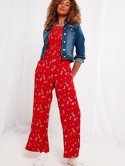 Joe Browns Red Patsy Ditsy Jumpsuit - Image 3 of 5